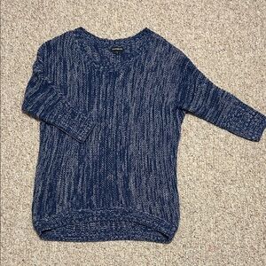 Express Marled Navy Crewneck Sweater – Women’s Medium, EUC